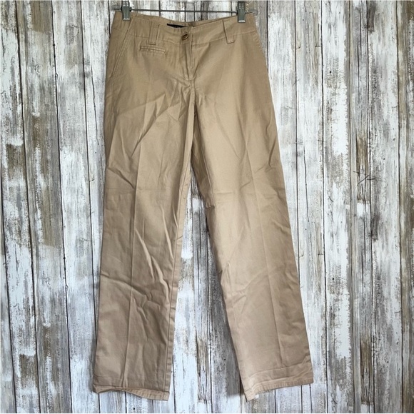 Talbots Khaki Boyfriend Pants - Picture 1 of 8